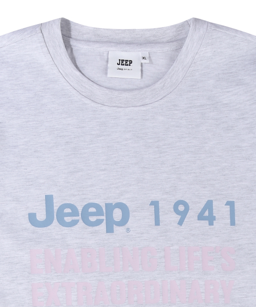 JEEP(ジープ)の「ジープレタリング半袖Tシャツ (JR5TSU144MW)(Tシャツ/カットソー・レディース・その他・SMALL/MEDIUM/LARGE/X-LARGE/2XL)」の4枚目の写真