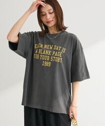 ピグメントロゴTシャツ