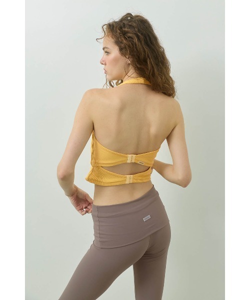 ALEXIA STAM(アリシアスタン)の「Halter Top /パッドinホルターネックトップス(その他トップス・レディース・ホワイト/ブラック/オレンジ系・M/S/L)」の3枚目の写真