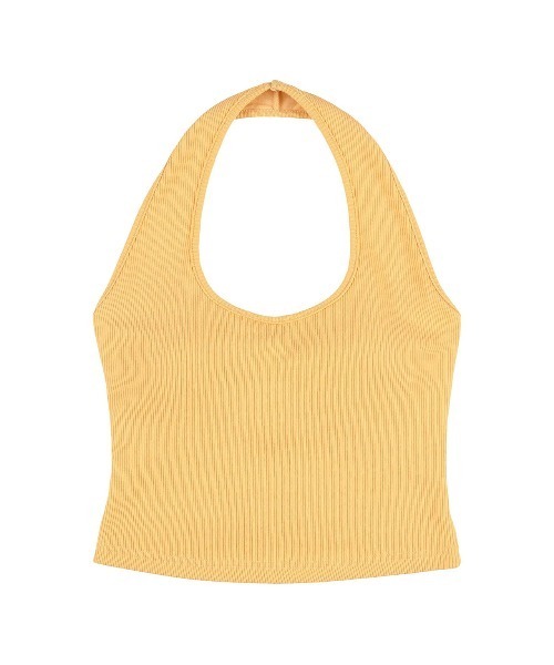 ALEXIA STAM(アリシアスタン)の「Halter Top /パッドinホルターネックトップス(その他トップス・レディース・ホワイト/ブラック/オレンジ系・M/S/L)」の12枚目の写真