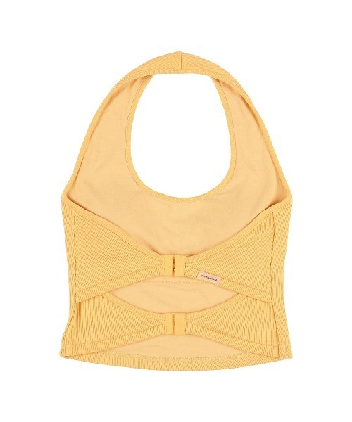 ALEXIA STAM(アリシアスタン)の「Halter Top /パッドinホルターネックトップス(その他トップス・レディース・ホワイト/ブラック/オレンジ系・M/S/L)」の4枚目の写真