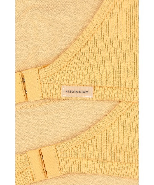 ALEXIA STAM(アリシアスタン)の「Halter Top /パッドinホルターネックトップス(その他トップス・レディース・ホワイト/ブラック/オレンジ系・M/S/L)」の5枚目の写真