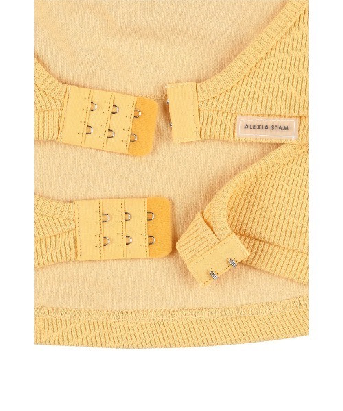 ALEXIA STAM(アリシアスタン)の「Halter Top /パッドinホルターネックトップス(その他トップス・レディース・ホワイト/ブラック/オレンジ系・M/S/L)」の6枚目の写真