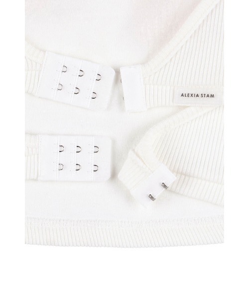 ALEXIA STAM(アリシアスタン)の「Halter Top /パッドinホルターネックトップス(その他トップス・レディース・ホワイト/ブラック/オレンジ系・M/S/L)」の16枚目の写真