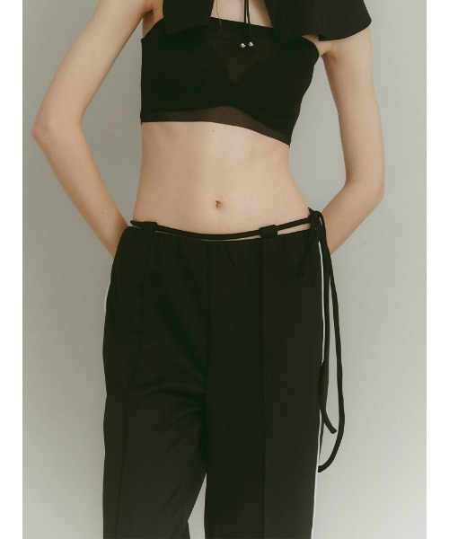 ILANIS(イラニス)の「Quiet Drawstring Jersey Pants(その他パンツ・レディース・アイボリー/ネイビー/ブラック・FREE)」の7枚目の写真