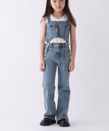 repipi armario（レピピ アルマリオ）の「【10C REPIPI】デニムビスチェSETUP（セットアップ）」