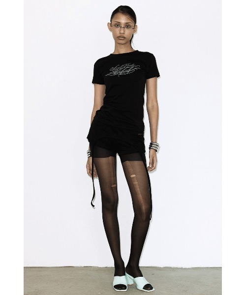 FANCY CLUB（ファンシークラブ）の「A'GEM/9 × .kom 『FANCY CLUB/ファンシークラブ』CARTER MICRO SHORTS/カーターマイクロショーツ（その他パンツ・レディース・ブラック/グレー・FREE）」の12枚目の写真