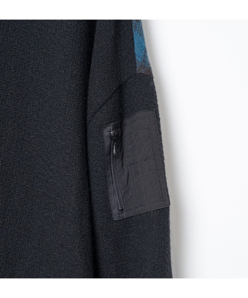 STOF(ストフ)の「STOF/ストフ/Light Wool Pulover(スウェット・メンズ・ブラック/ネイビー・M/S)」の10枚目の写真