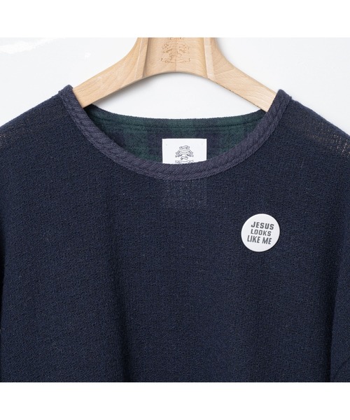 STOF(ストフ)の「STOF/ストフ/Light Wool Pulover(スウェット・メンズ・ブラック/ネイビー・M/S)」の15枚目の写真