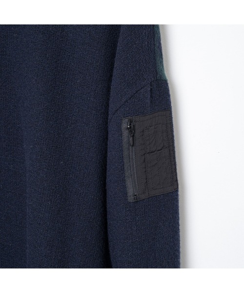 STOF(ストフ)の「STOF/ストフ/Light Wool Pulover(スウェット・メンズ・ブラック/ネイビー・M/S)」の17枚目の写真