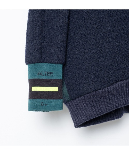 STOF(ストフ)の「STOF/ストフ/Light Wool Pulover(スウェット・メンズ・ブラック/ネイビー・M/S)」の21枚目の写真