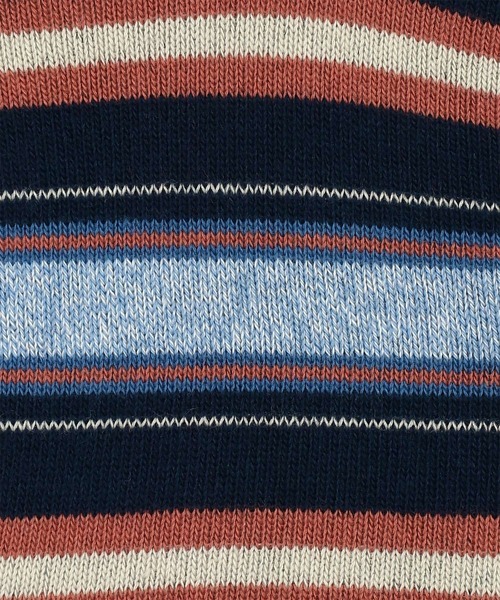 Paul Smith(ポールスミス)の「“Multi-Stripe” ショートソックス【160649 SN】(ソックス/靴下・メンズ・ミント/ネイビー・25-27)」の4枚目の写真