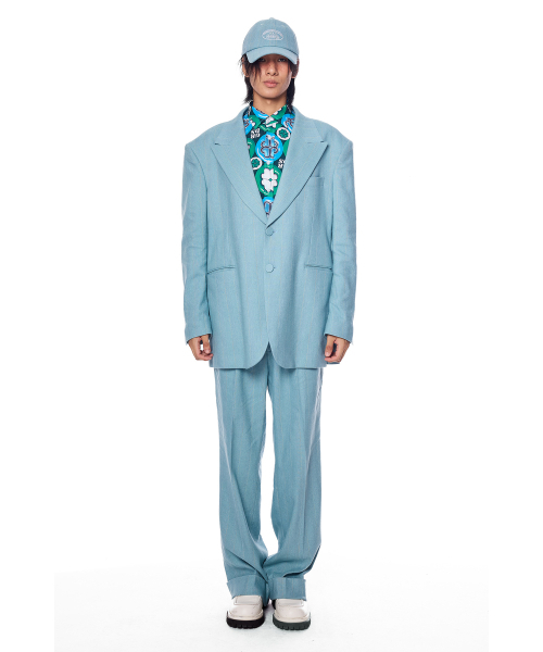 GREEDILOUS(グリディアス)の「Sky Twill One Pleats Pants(その他パンツ・レディース・その他・X-SMALL/SMALL/MEDIUM/LARGE)」の2枚目の写真