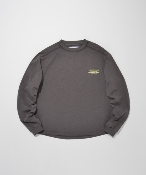 SUPERTHANKS（スーパーサンクス）の「【吸水速乾・接触冷感・抗菌防臭】バックプリントロングスリーブTシャツ[progress] Functional L/S T-shirt（Tシャツ/カットソー・メンズ・ピンク/ホワイト/ブラック/グレー・L/M/S）」の21枚目の写真
