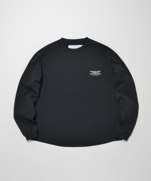SUPERTHANKS（スーパーサンクス）の「【吸水速乾・接触冷感・抗菌防臭】バックプリントロングスリーブTシャツ[progress] Functional L/S T-shirt（Tシャツ/カットソー・メンズ・ピンク/ホワイト/ブラック/グレー・L/M/S）」の20枚目の写真