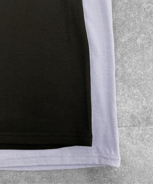 LVEU.（ラブユ.）の「【LVEU.】プチハイネックタイトトップス / トップス ハイネック タイト 半袖 ブラック ブルー ZOZOTOWN限定（Tシャツ/カットソー・レディース・ライトブルー/ブラック・FREE）」の12枚目の写真