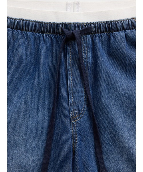 GAP(ギャップ)の「ミッドライズ スーパーライト プルオン バギーデニム(デニムパンツ・レディース・インディゴブルー/ライトインディゴブルー・XS/S/M/L/XXS)」の7枚目の写真