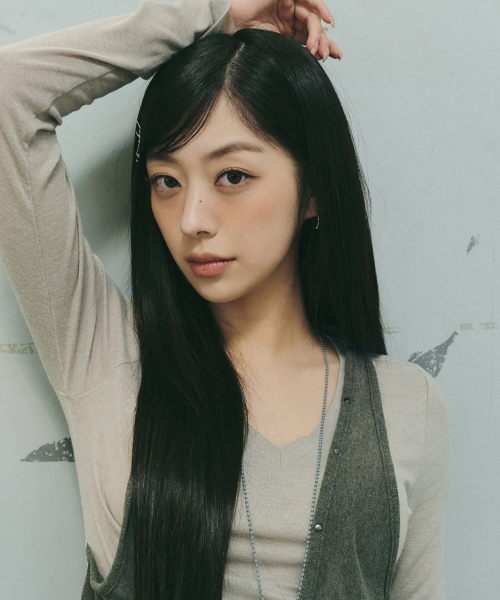 NICK&NICOLE(ニックアンドニコール)の「HALTER LAYERED TOP_KHAKI(Tシャツ/カットソー・レディース・その他・FREE)」の4枚目の写真
