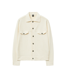 IOLO（イオロ）の「アイスコットンニットトラッカージャケット_チョークホワイト（デニムジャケット）」