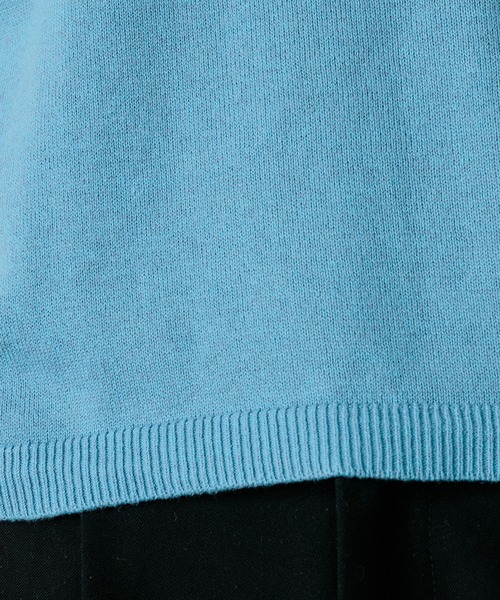 Regen Glanz（レーゲングランツ）の「urban relaxing melange knit polo / アーバンリラクシングメランジニットポロ（ニット/セーター・メンズ・ワインレッド/ブラック/ブルー・SMALL/MEDIUM/LARGE）」の22枚目の写真