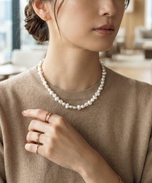 STYLE DELI（スタイルデリ）の「【DELI by】バロック淡水パールビーズネックレス（ネックレス）」
