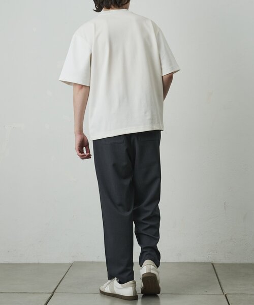 COLONY 2139(コロニートゥーワンスリーナイン)の「バイアススウィッチングTシャツ(Tシャツ/カットソー・メンズ・ホワイト/チャコールグレー・LARGE/MEDIUM)」の9枚目の写真