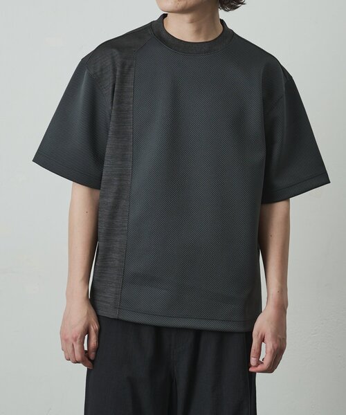 COLONY 2139(コロニートゥーワンスリーナイン)の「バイアススウィッチングTシャツ(Tシャツ/カットソー・メンズ・ホワイト/チャコールグレー・LARGE/MEDIUM)」の11枚目の写真