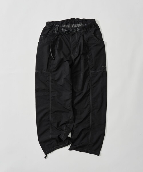 and wander(アンドワンダー)の「【and wander/アンドワンダー】crinkled nylon pants(その他パンツ・メンズ・ブラック・L/M)」の2枚目の写真