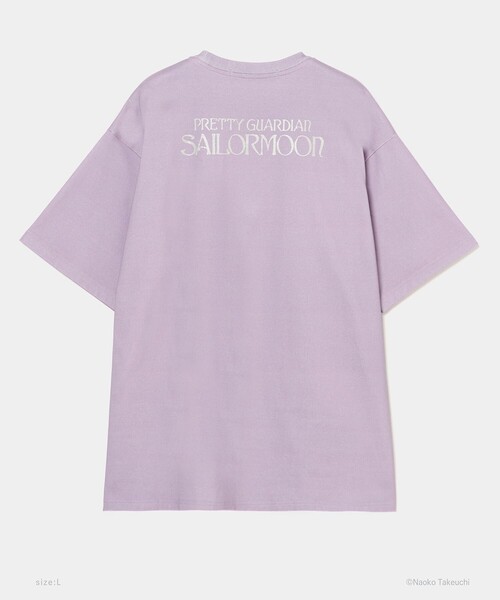 tanakadaisuke（タナカダイスケ）の「【tanakadaisuke/タナカダイスケ】Princess Serenity & Prince Endymion T-shirt　L/プリンセス・セレニティ＆プリンス・エンディミオンTシャツ Lサイズ（Tシャツ/カットソー・レディース・パープル・L）」の10枚目の写真