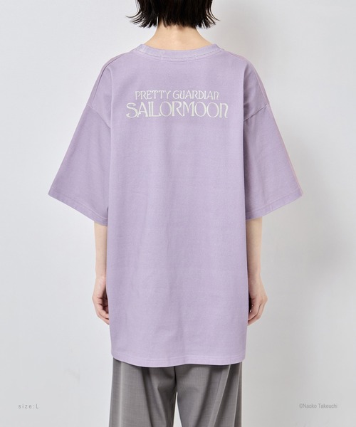 tanakadaisuke（タナカダイスケ）の「【tanakadaisuke/タナカダイスケ】Princess Serenity & Prince Endymion T-shirt　L/プリンセス・セレニティ＆プリンス・エンディミオンTシャツ Lサイズ（Tシャツ/カットソー・レディース・パープル・L）」の5枚目の写真