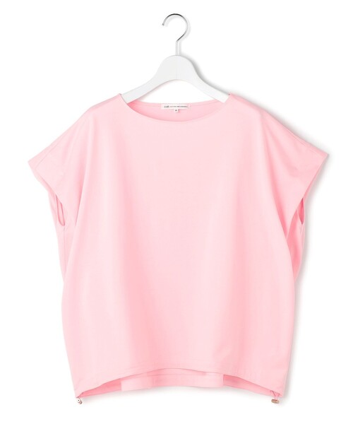 23区 L(ニジュウサンクオオキイサイズ)の「シルキータッチ ドロスト カットソー(Tシャツ/カットソー・レディース・ホワイト系/グレー系/ネイビー系/ブラック系/ダルブルー系/パイングリーン系/ピンク系/カーキ系/ベージュ系・44)」の9枚目の写真