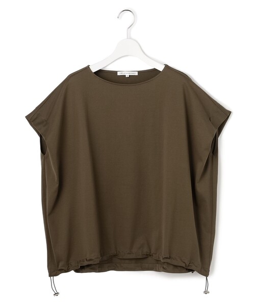 23区 L(ニジュウサンクオオキイサイズ)の「シルキータッチ ドロスト カットソー(Tシャツ/カットソー・レディース・ホワイト系/グレー系/ネイビー系/ブラック系/ダルブルー系/パイングリーン系/ピンク系/カーキ系/ベージュ系・44)」の21枚目の写真