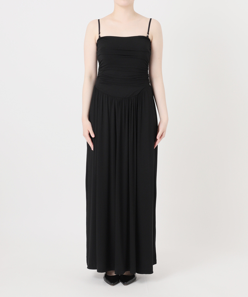 Noble(ノーブル)の「determ/デターム Collagen Multi Gathered Dress(ワンピース・レディース・ブラック・X-SMALL)」の10枚目の写真