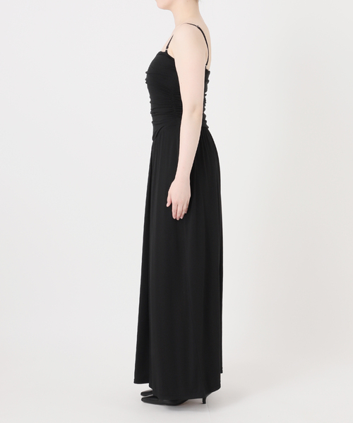 Noble(ノーブル)の「determ/デターム Collagen Multi Gathered Dress(ワンピース・レディース・ブラック・X-SMALL)」の11枚目の写真