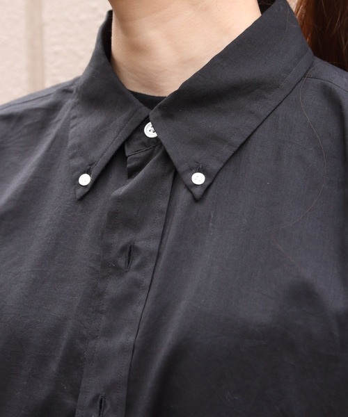 THE SHINZONE(ザ シンゾーン)の「THE SHINZONE/シンゾーン シアーダディシャツ SHEER DADDY SHIRT 25MMSBL09(シャツ/ブラウス・レディース・ブルー/ブラック・FREE)」の11枚目の写真