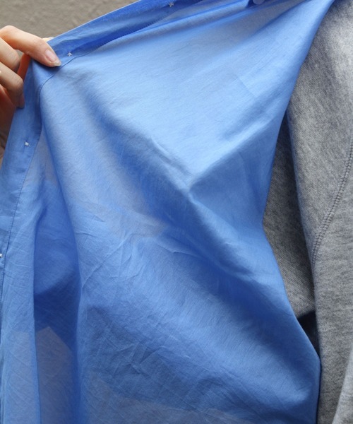 THE SHINZONE(ザ シンゾーン)の「THE SHINZONE/シンゾーン シアーダディシャツ SHEER DADDY SHIRT 25MMSBL09(シャツ/ブラウス・レディース・ブルー/ブラック・FREE)」の18枚目の写真