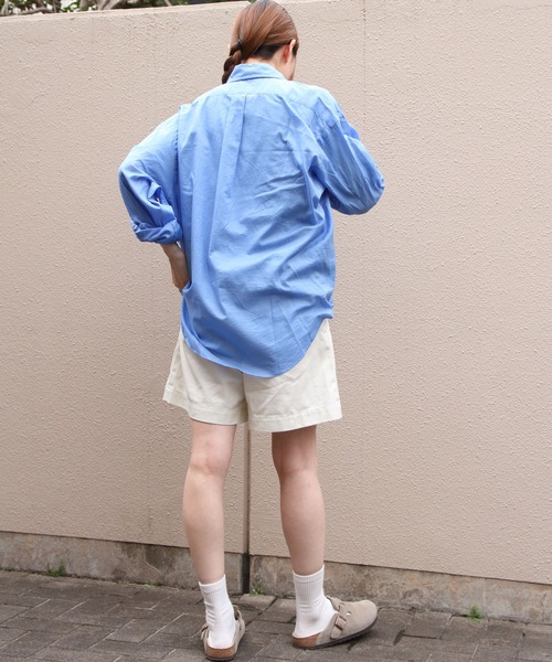 THE SHINZONE(ザ シンゾーン)の「THE SHINZONE/シンゾーン シアーダディシャツ SHEER DADDY SHIRT 25MMSBL09(シャツ/ブラウス・レディース・ブルー/ブラック・FREE)」の13枚目の写真