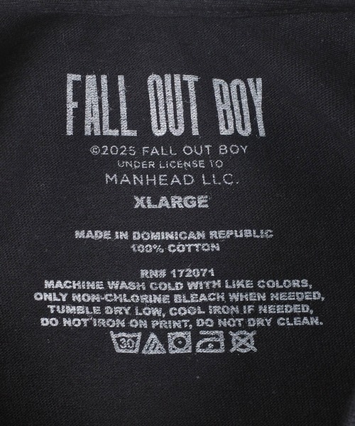 INNOCENT(イノセント)の「【GMerch/ジーマーチ】Fall Out Boy PUNK SCRATCH BLACK T-SHIRTS TS0100FOB(Tシャツ/カットソー・メンズ・ブラック・XX-LARGE/X-LARGE/LARGE)」の6枚目の写真