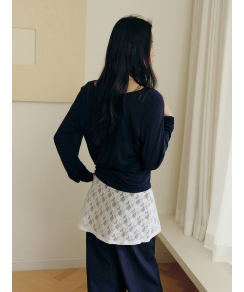 Yuje(ユジェ)の「LACE LAYERED SKIRT(スカート・レディース・その他・FREE)」の9枚目の写真