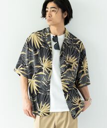 CRAFT STANDARD BOUTIQUE | レーヨン総柄プリント半袖オープンカラーシャツ(シャツ/ブラウス)