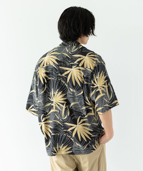 CRAFT STANDARD BOUTIQUE(クラフトスタンダードブティック)の「レーヨン総柄プリント半袖オープンカラーシャツ(シャツ/ブラウス・メンズ・C/B/A/D・M/L/LL)」の8枚目の写真