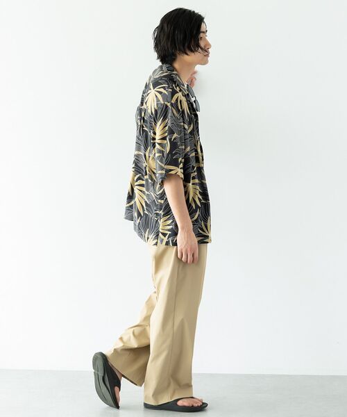 CRAFT STANDARD BOUTIQUE(クラフトスタンダードブティック)の「レーヨン総柄プリント半袖オープンカラーシャツ(シャツ/ブラウス・メンズ・C/B/A/D・M/L/LL)」の10枚目の写真