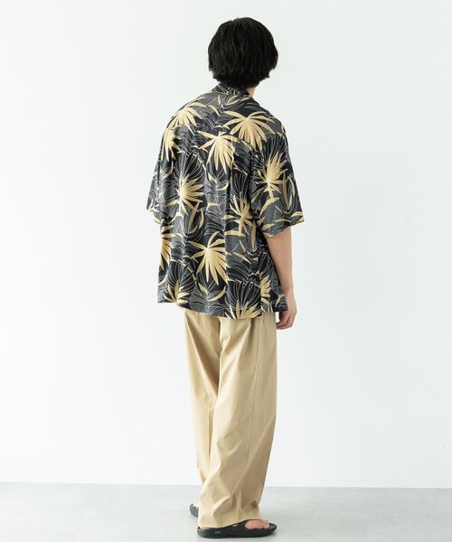 CRAFT STANDARD BOUTIQUE(クラフトスタンダードブティック)の「レーヨン総柄プリント半袖オープンカラーシャツ(シャツ/ブラウス・メンズ・C/B/A/D・M/L/LL)」の11枚目の写真