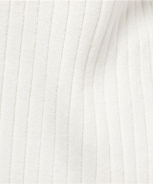 MOUSSY（マウジー）の「WIDE RIB V OP（ワンピース・レディース・イエロー/ネイビー/ホワイト・FREE）」の6枚目の写真