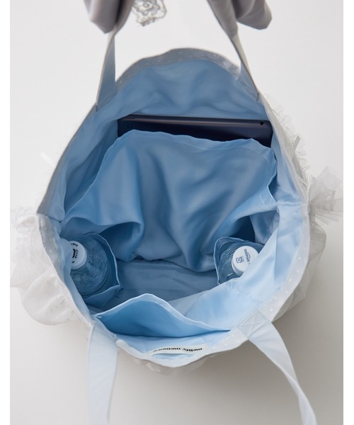 mellfy memory(メルフィーメモリー)の「Mellfy ribbon cake tote bag(トートバッグ・レディース・イエロー/ブルー/ホワイト/ピンク・FREE)」の15枚目の写真