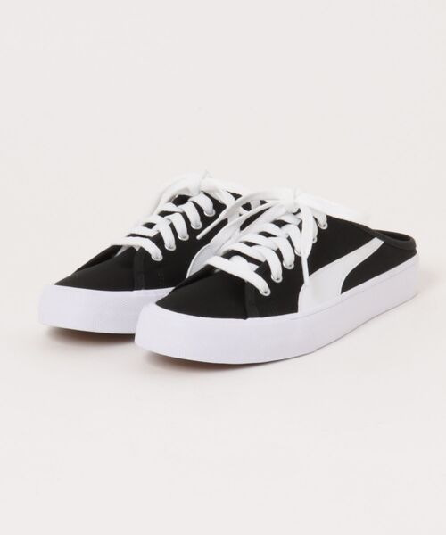 PUMA(プーマ)の「【PUMA】プーマ BARI MULE(バリミュール)クロッグスニーカー 371318(スニーカー・レディース・ブラック×ホワイト・22.5cm/23.0cm/23.5cm/24.0cm/24.5cm/25.0cm/25.5cm/26.0cm/26.5cm/27.0cm/27.5cm/28.0cm)」の1枚目の写真