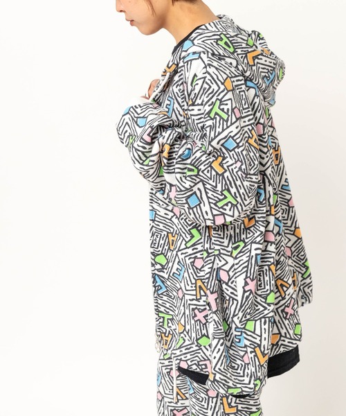 M2723 WAFFLE ZIP UP フーディ