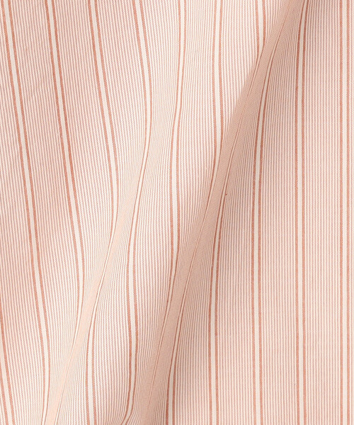 COMME CA Wardrobe(コムサワードローブ)の「〔 +サイズ 〕 オーガニックワッシャーストライプ シャツ(シャツ/ブラウス・レディース・ピンク/サックスブルー・13号)」の21枚目の写真