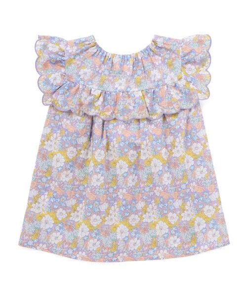 SLAP SLIP（スラップスリップ）の「花柄肩フリルチュニック(80~130cm)（シャツ/ブラウス・キッズ・ピンク系その他/パープル系その他・90cm/80ｃｍ/130cm/110cm/100cm/120cm）」の10枚目の写真