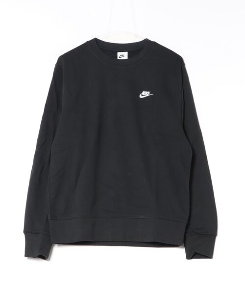 NIKE(ナイキ)の「NIKE/ナイキ トレーナー スウェット ワンポイントロゴ 刺繍 裏毛 フレンチテリー クルー FN3889-010(スウェット・メンズ・ブラック・XL/L)」の6枚目の写真